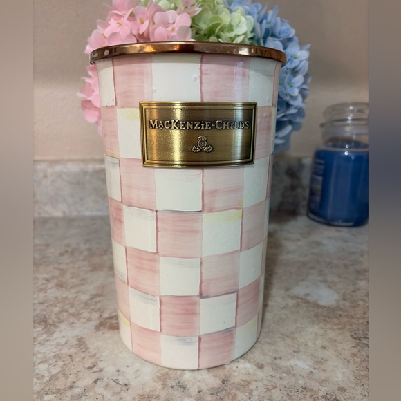 MacKenzie-Childs Other - Rosy Check Utensil Holder